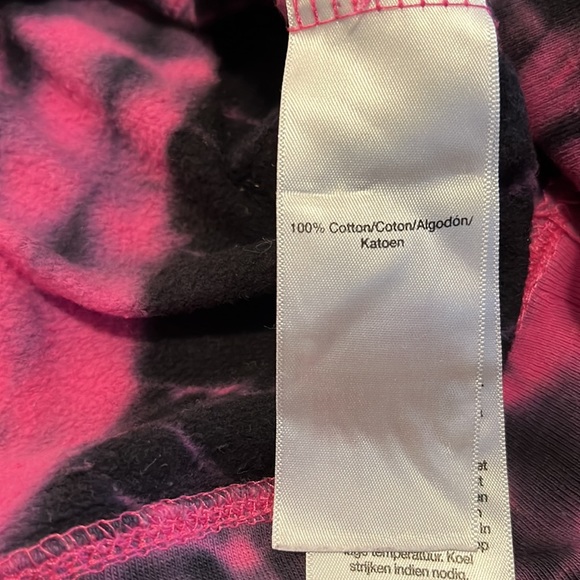 Pink Tie Dye Hoodie Tunic - Picture 6 of 6